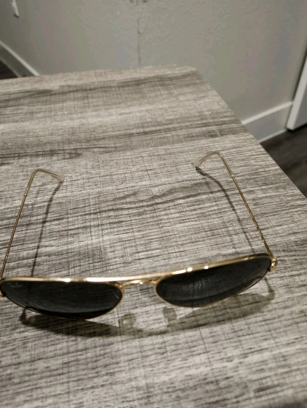 Ray-Ban RB3025 L0205 58014 3N Large Aviator Polarized Black Gold Men